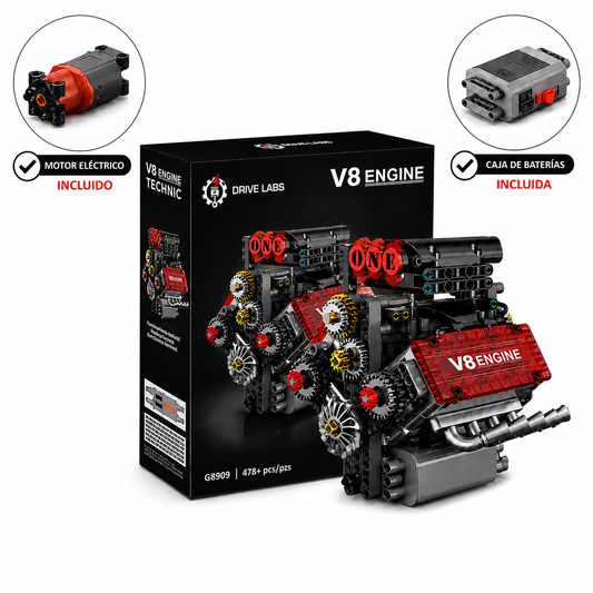 Functional V8 Block Engine – DriveLabs